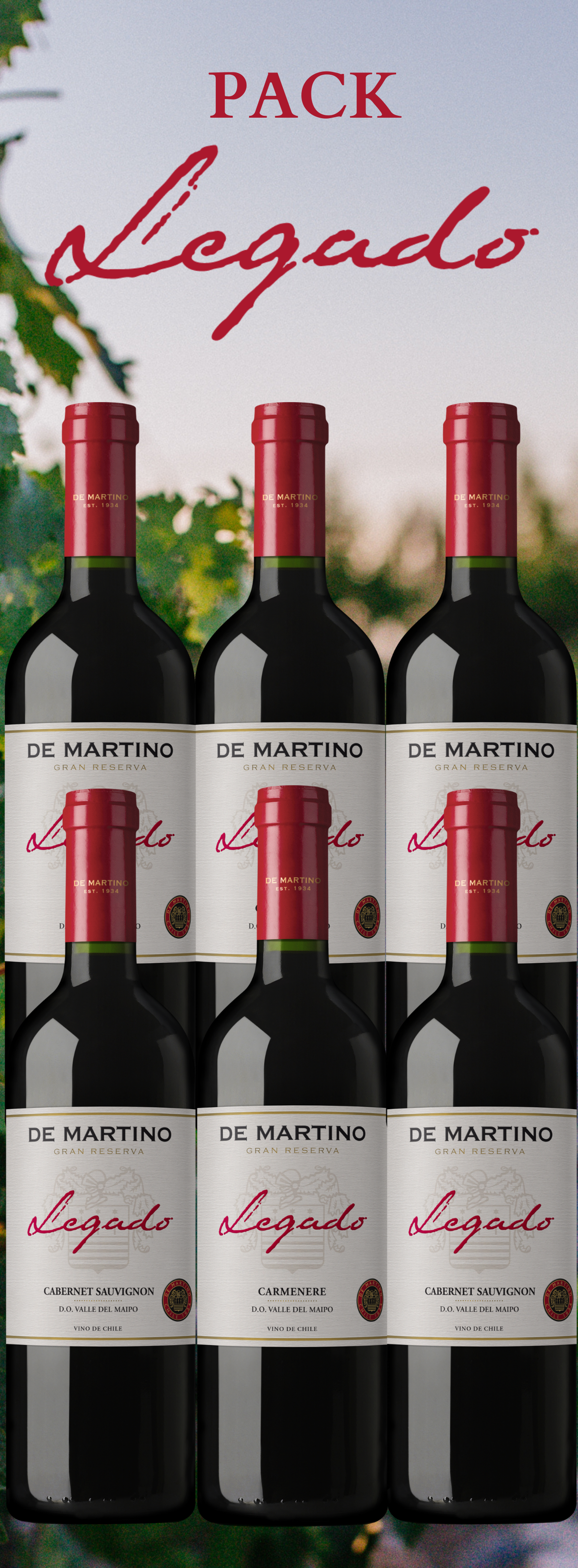 Pack Legado Tinto