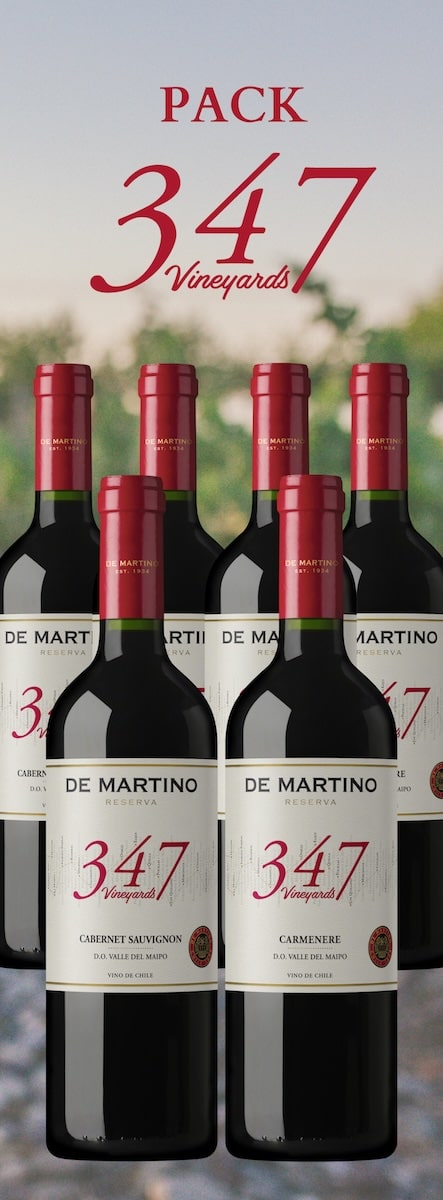 De Martino Pack 347 Vineyars Reserva 6 botellas-min