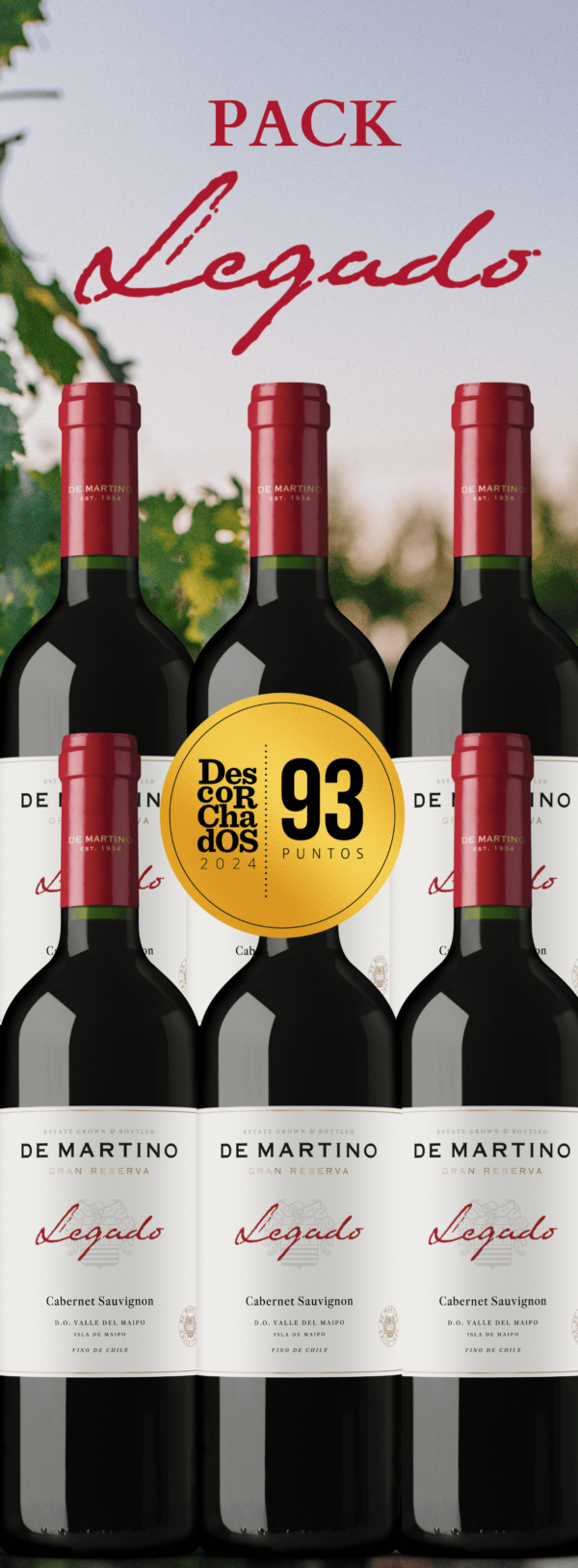 Pack Legado Cabernet Sauvignon Gran Reserva