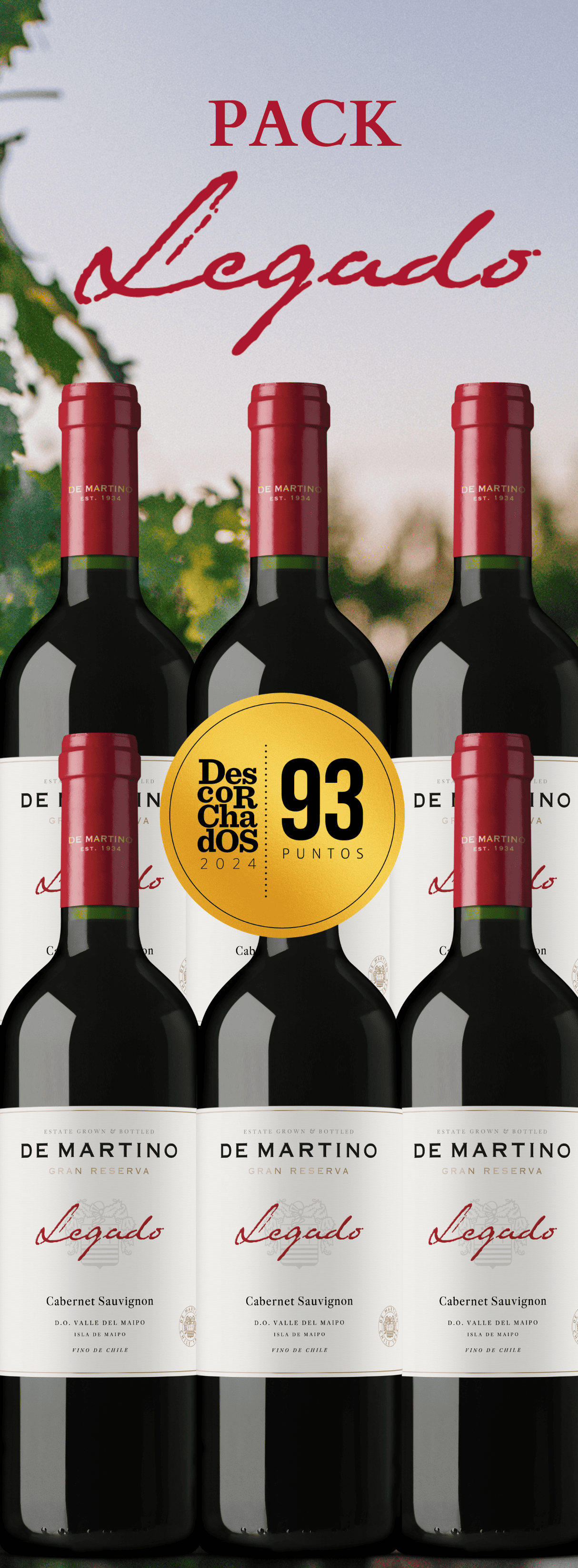 Pack Legado Cabernet Sauvignon Gran Reserva