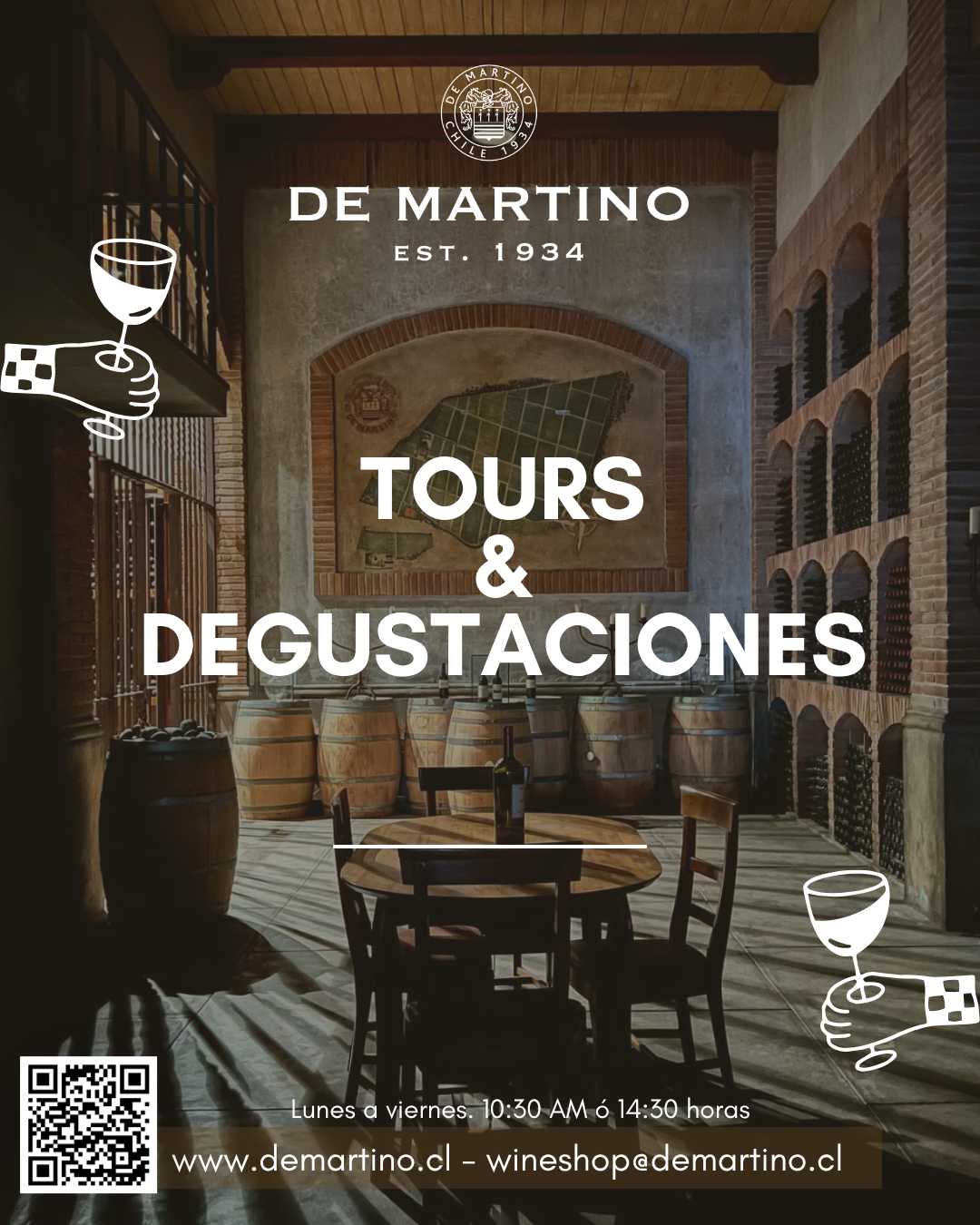 Enoturismo en Isla de Maipo en Viña De Martino
